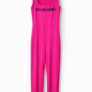 Fashion Nova Bold Pink Jumpsuit size small/ medium